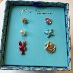 Betsey Johnson Mismatched and Mix and Match Earrings